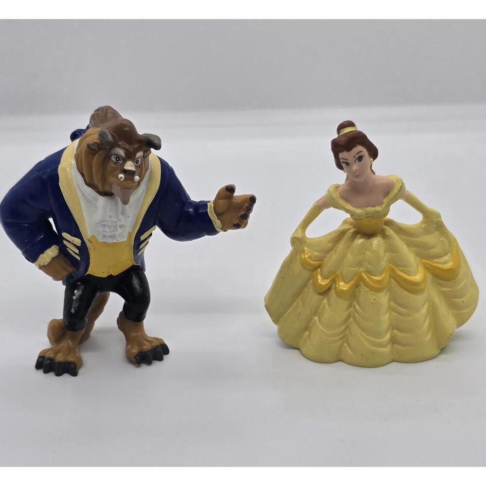 Vintage Disney Beauty and the Beast Figurines Set